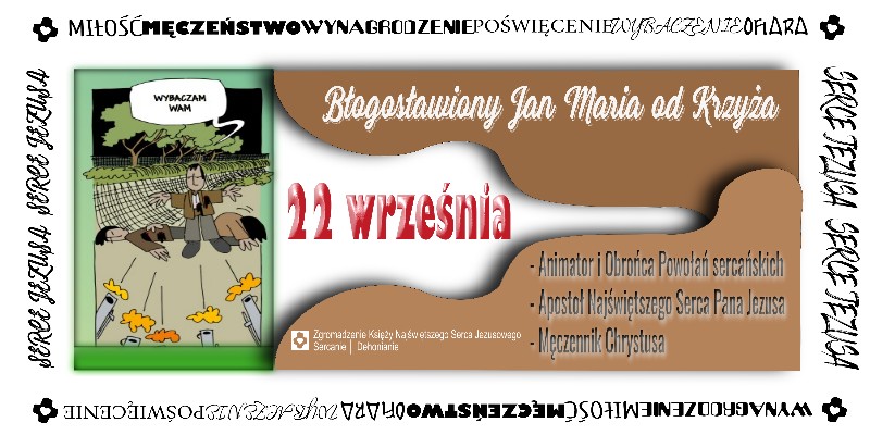 Błogosławiony Jan Maria od Krzyża, męczennik naszego Zgromadzenia