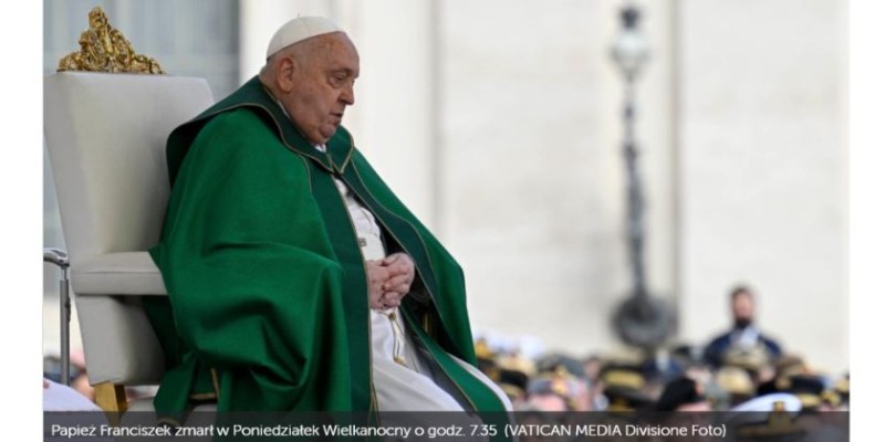 Papież Franciszek odszedł do Domu Ojca