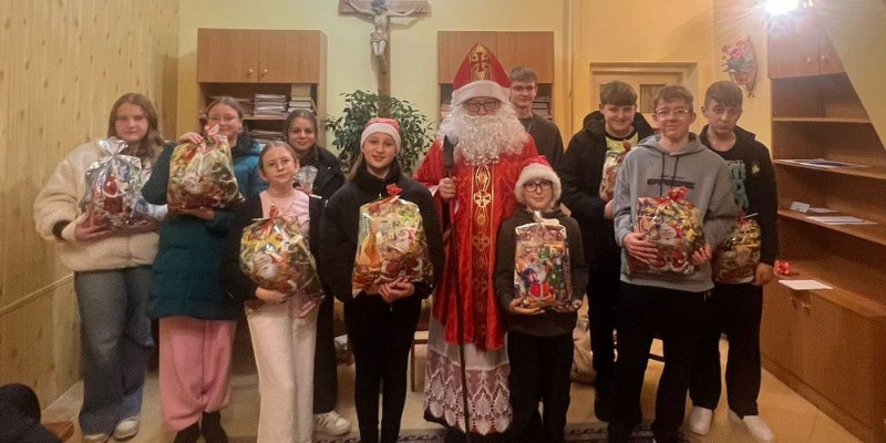 Przyniósł prezenty i radość 