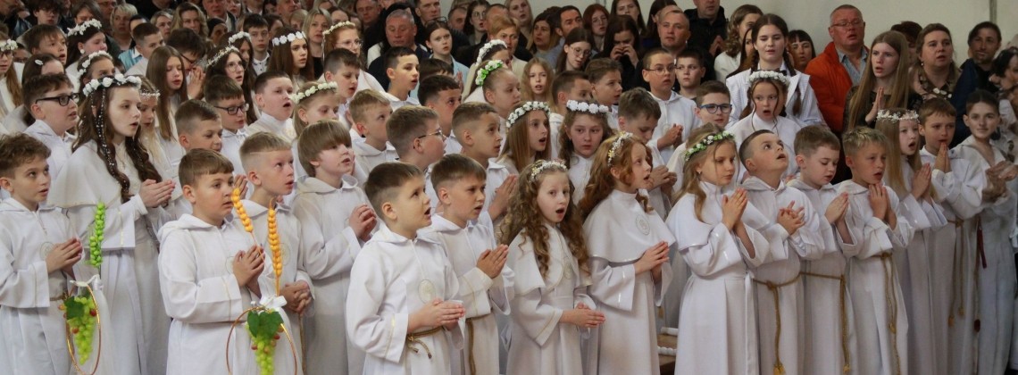 I Komunia Święta w sercańskiej parafii w Grodnie na Białorusi